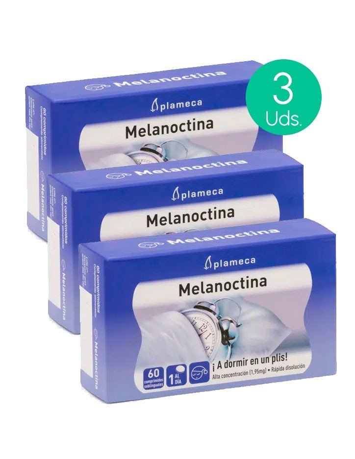 Pack 3 Plameca Melanoctina A Dormir En Un Plis! 60 Comprimidos-1