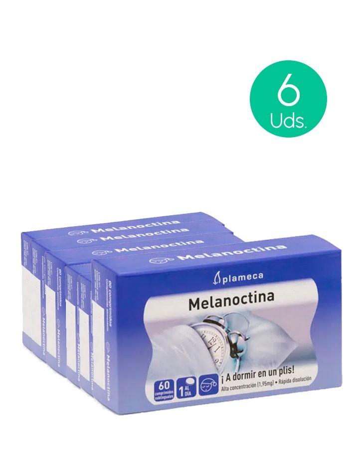 Pack 6 Plameca Melanoctina A Dormir En Un Plis! 60 Comprimidos-1
