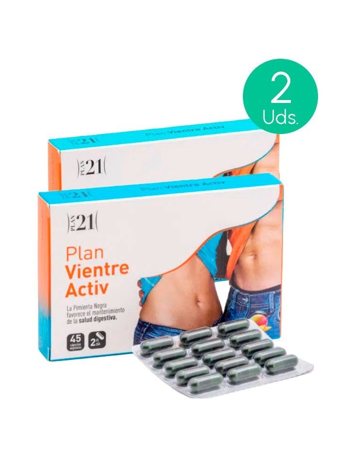Pack 2 Plameca Plan Vientre Activ 45 capsulas vegetales-1