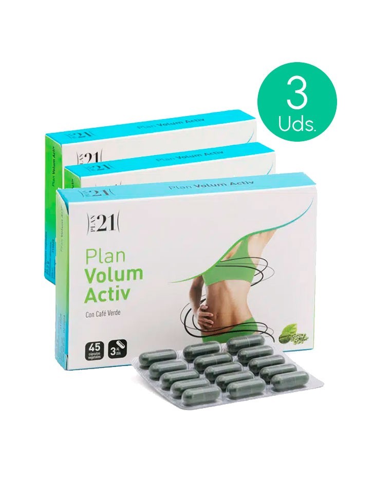 Pack 3 Plameca Plan Volum Activ 45 capsulas vegetales-1