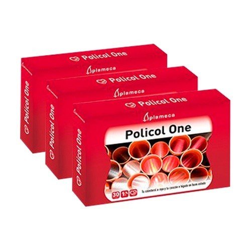 Pack 3 uds Plameca Policol One Fórmula Mejorada 30 cápsulas vegetales-1