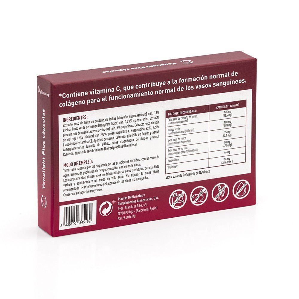 Plameca Venalight Plus 30 Cápsulas Vegetales-4
