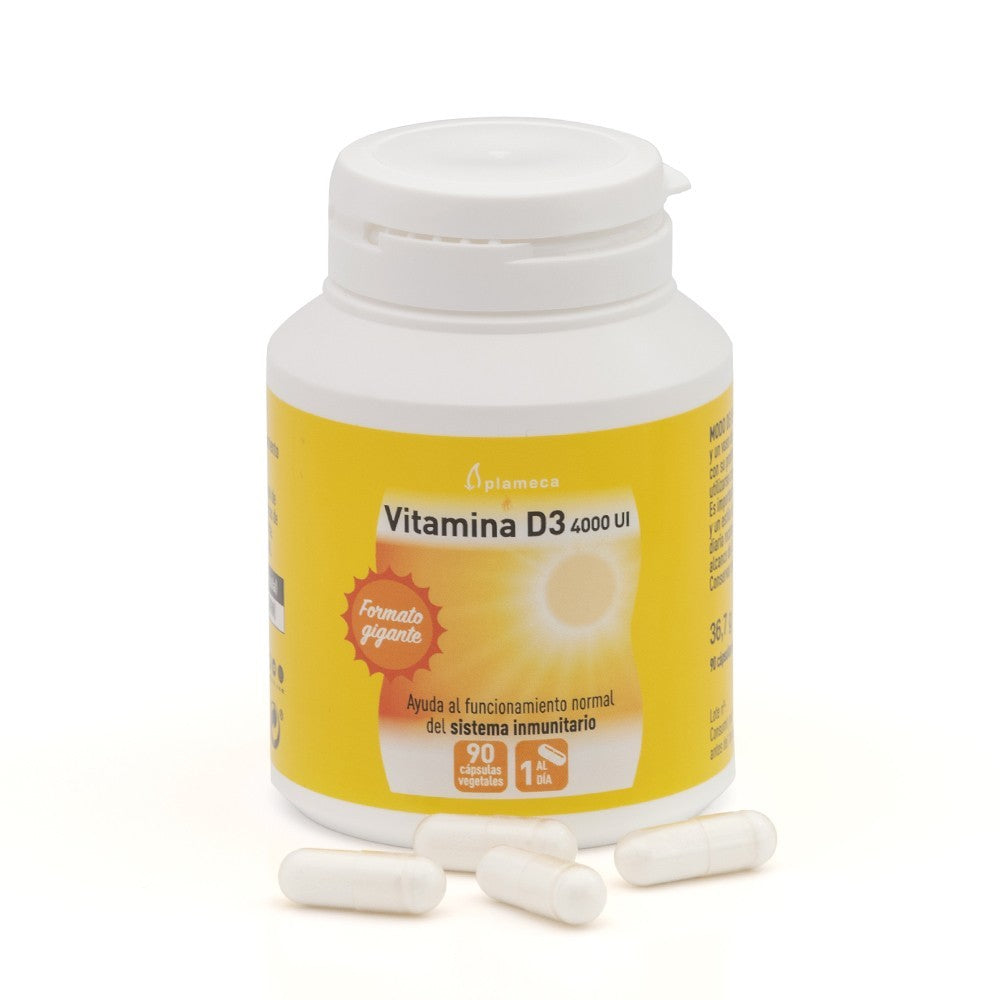 Plameca Vitamina D3 4000 Ui 90 Cápsulas Vegetales-1