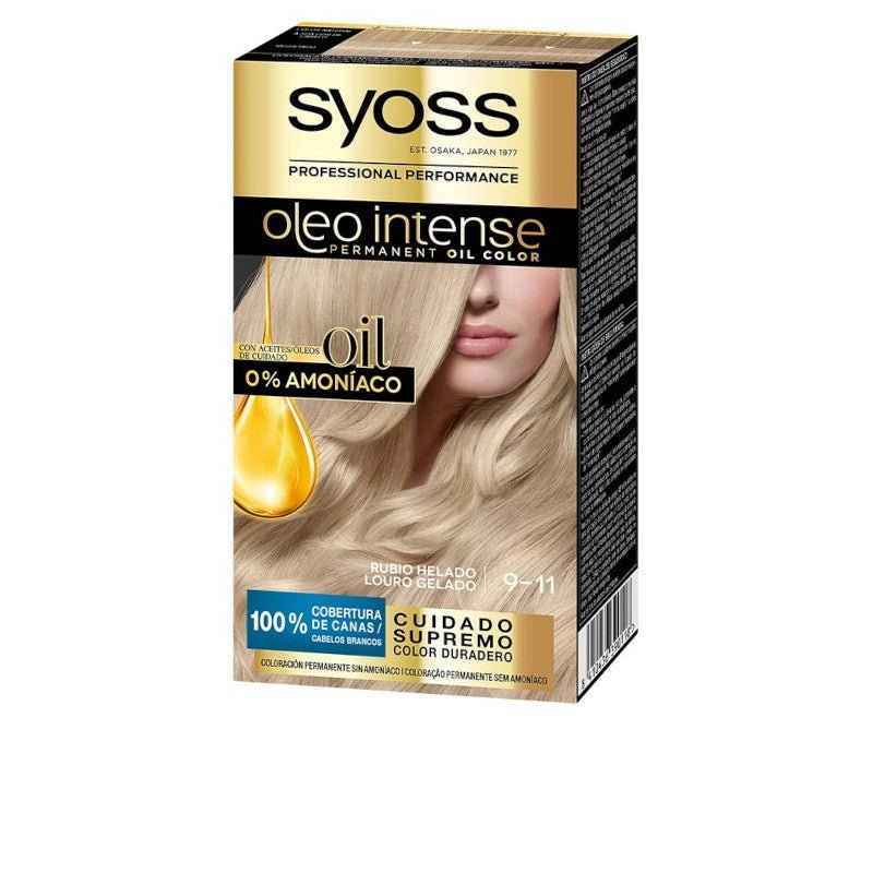 Syoss Oleo Intense Tinte Sin Amoniaco 9.11-Rubio Helado 5 Pz-1