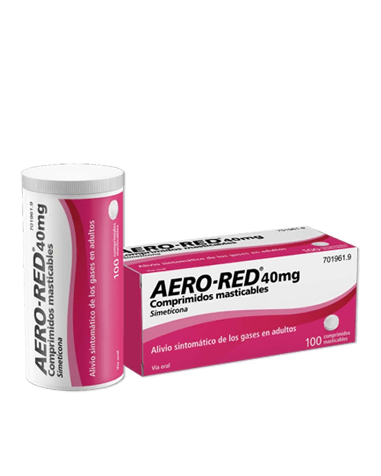 AERO RED 40MG 100 Comprimidos Masticables-1