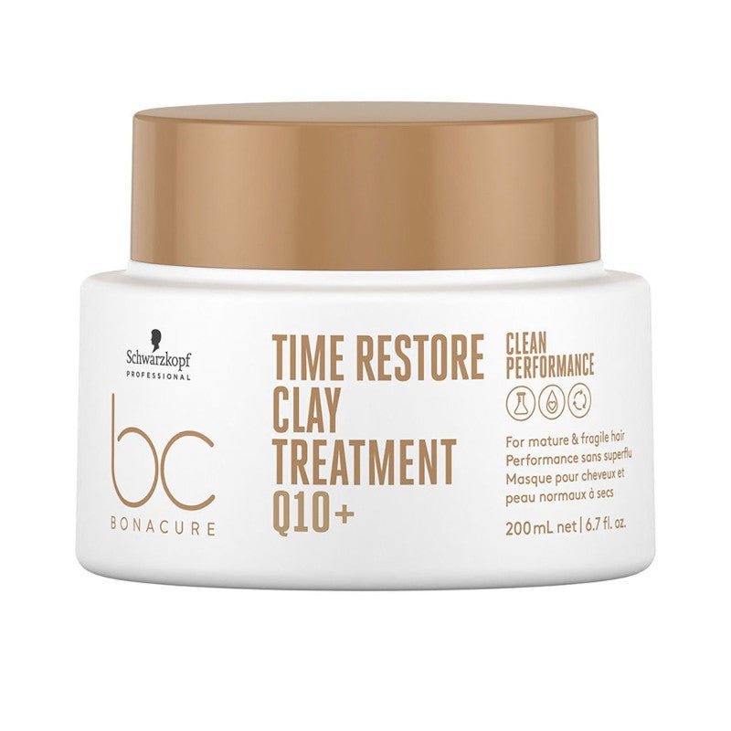 Schwarzkopf Bc Time Restore Q10+ Clay Treatment 200 ml-1