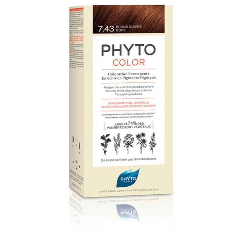 Phyto Phytocolor 7.43-Rubio Dorado Cobrizo 4 U-1