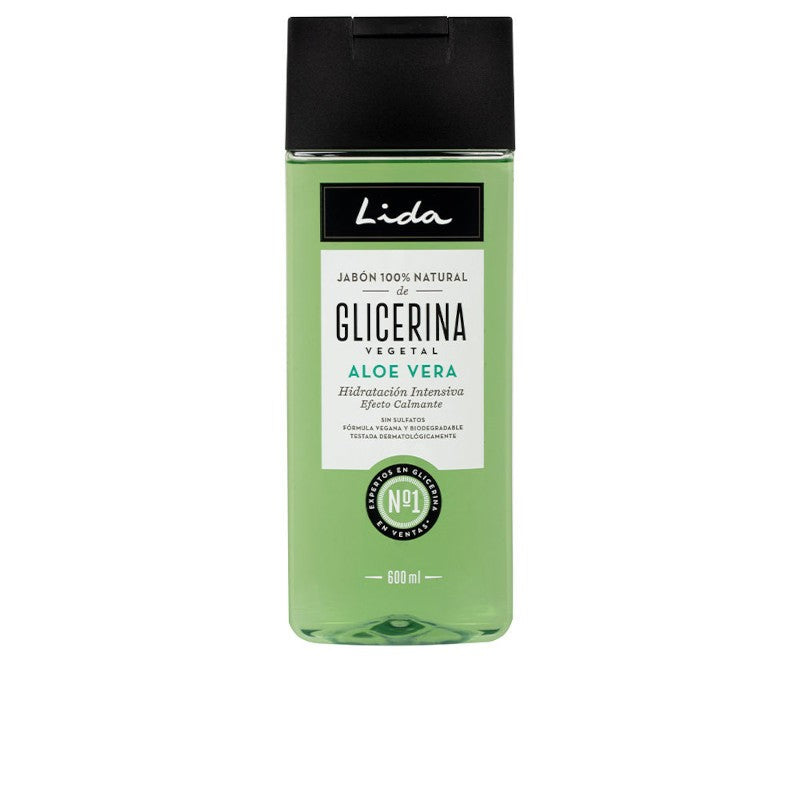 Lida Jabón 100% Natural Glicerina Y Aloe Vera 600 ml-1