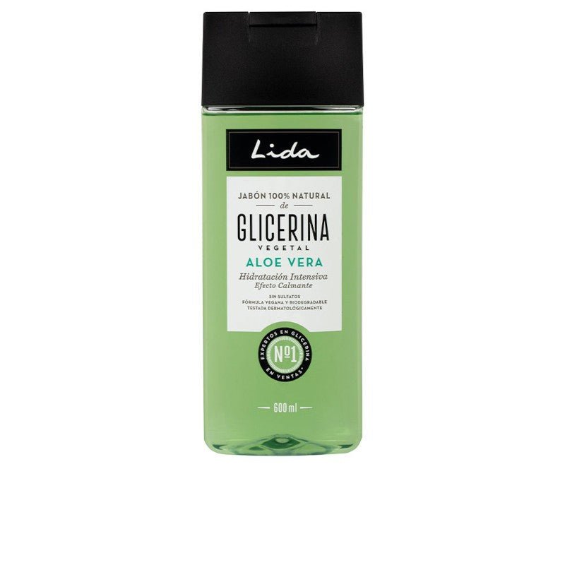Lida Jabón 100% Natural Glicerina Y Aloe Vera 600 ml-1
