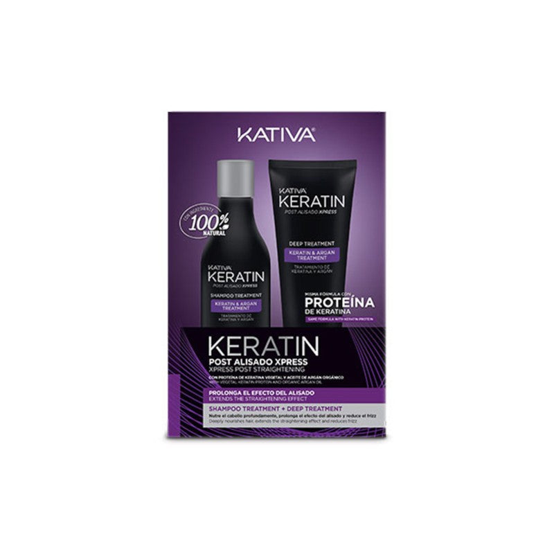 Kativa Keratin Express Post Alisado Lote 2 Pz-1