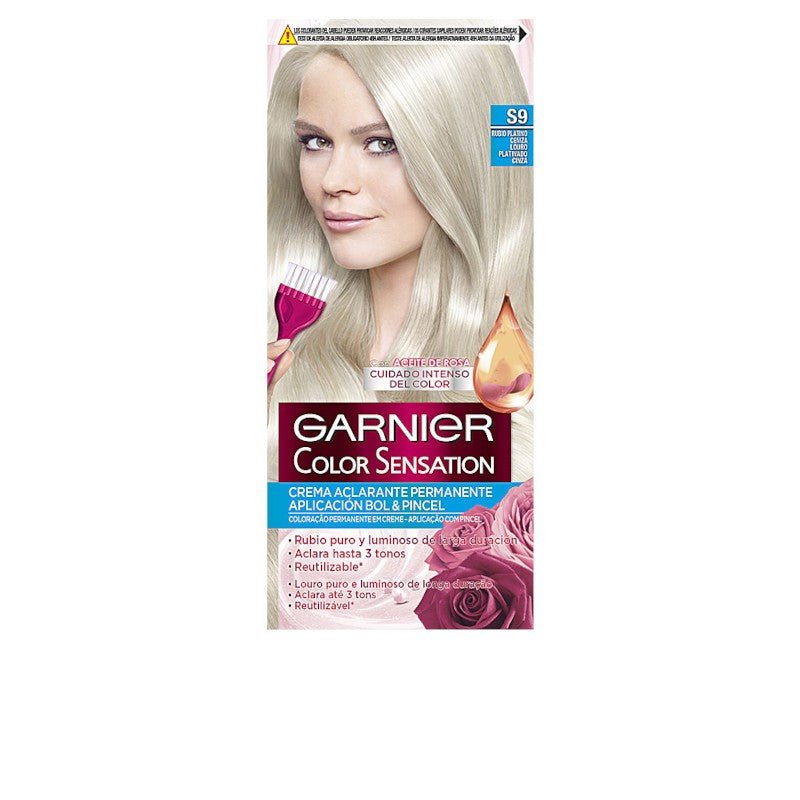 Garnier Color Sensation S9 Rubio Platino Ceniza 120 Gr-1