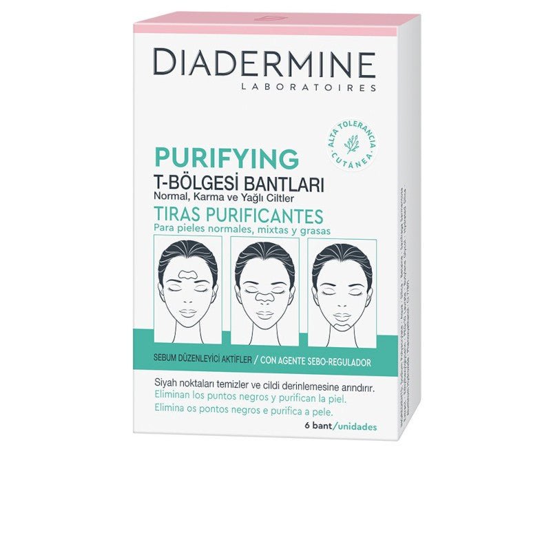 Diadermine Tiras Purificantes Piel Normal-Mixta 6 U-1
