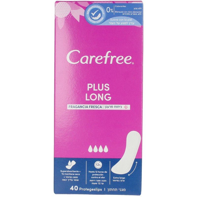 Carefree Plus Long Protector Fragancia Fresca 40 U-1