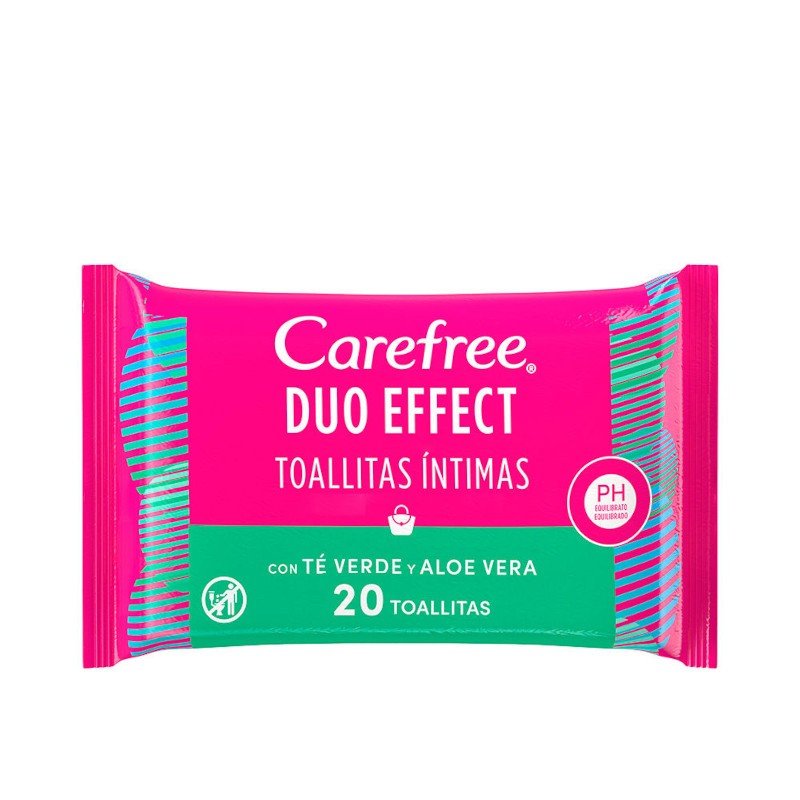 Carefree Aloe Vera Toallitas Íntimas 20 U-1