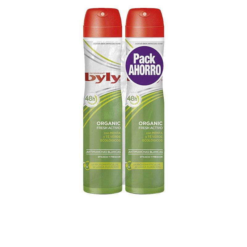 Byly Organic Extra Fresh Deo Vapo Lote 2 X 200 ml-1