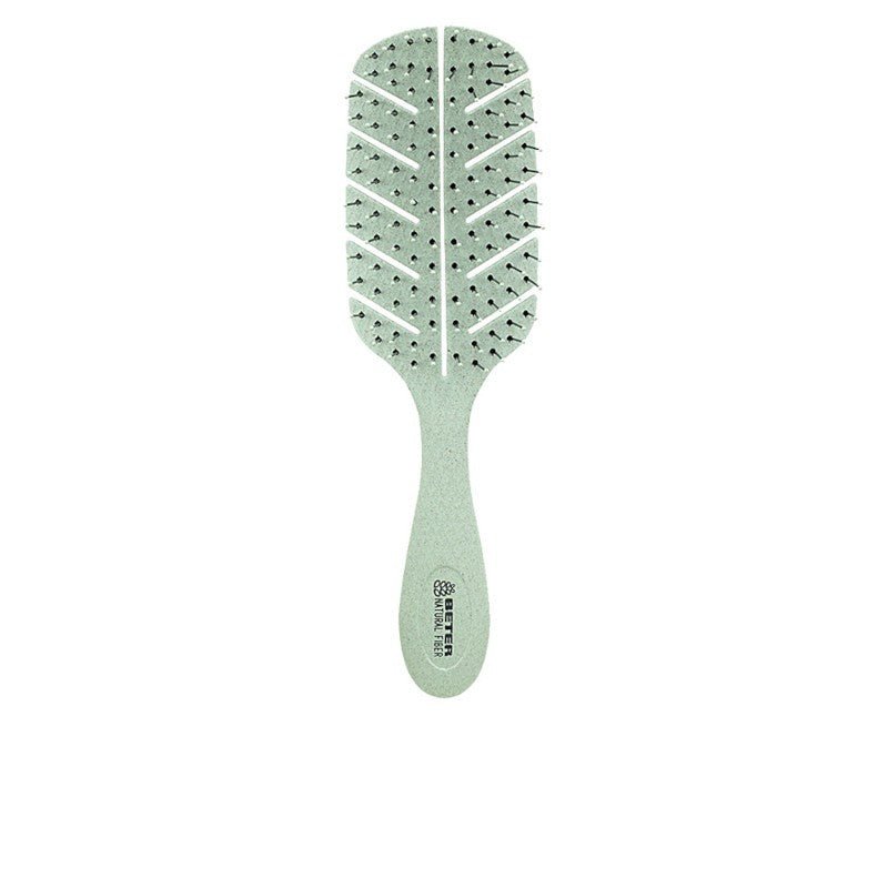 Beter Detangling Natural Fiber Cepillo Verde 1 U-1