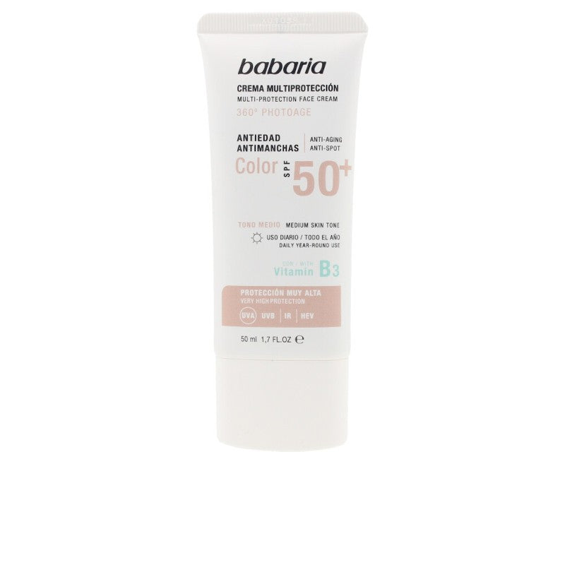 Babaria Solar Multiproteccion Crema Antimanchas Color Spf50+ 50 ml-1