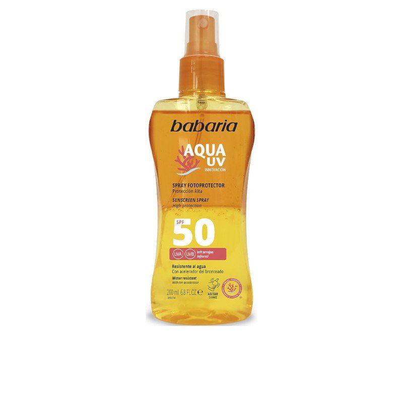 Babaria Solar Aqua Uv Spf50 Bifásico 200 ml-1