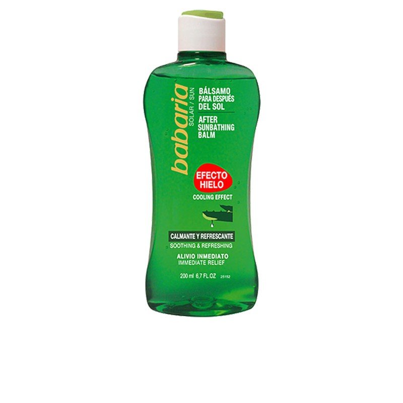 Babaria Solar Aloe Vera After Sun Gel Efecto Hielo 200 ml-1