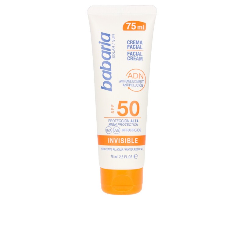 Babaria Solar Adn Invisible Crema Solar Facial Spf50 75 ml-1