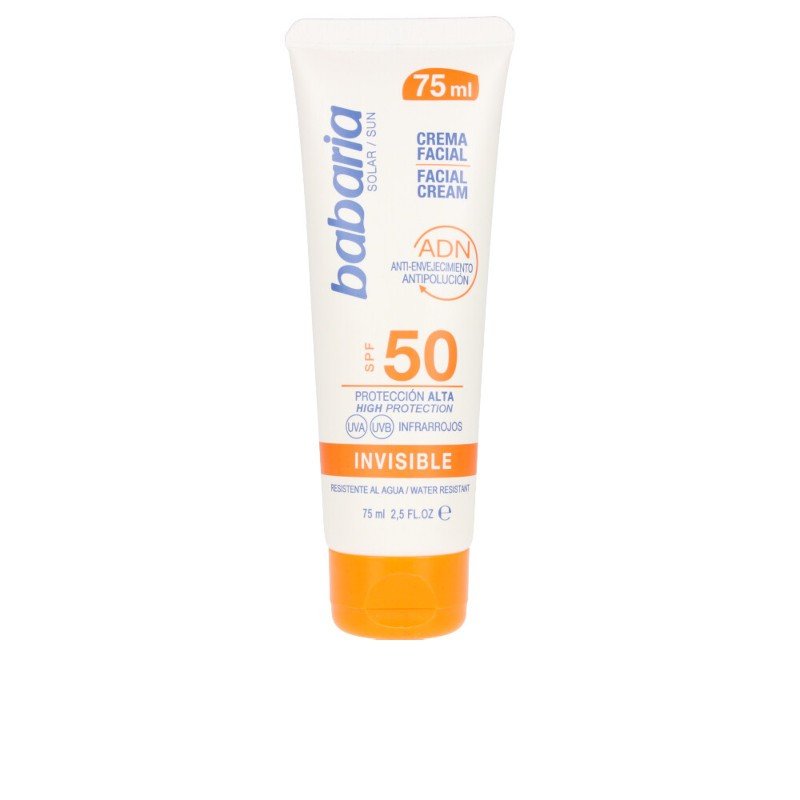 Babaria Solar Adn Invisible Crema Solar Facial Spf50 75 ml-1