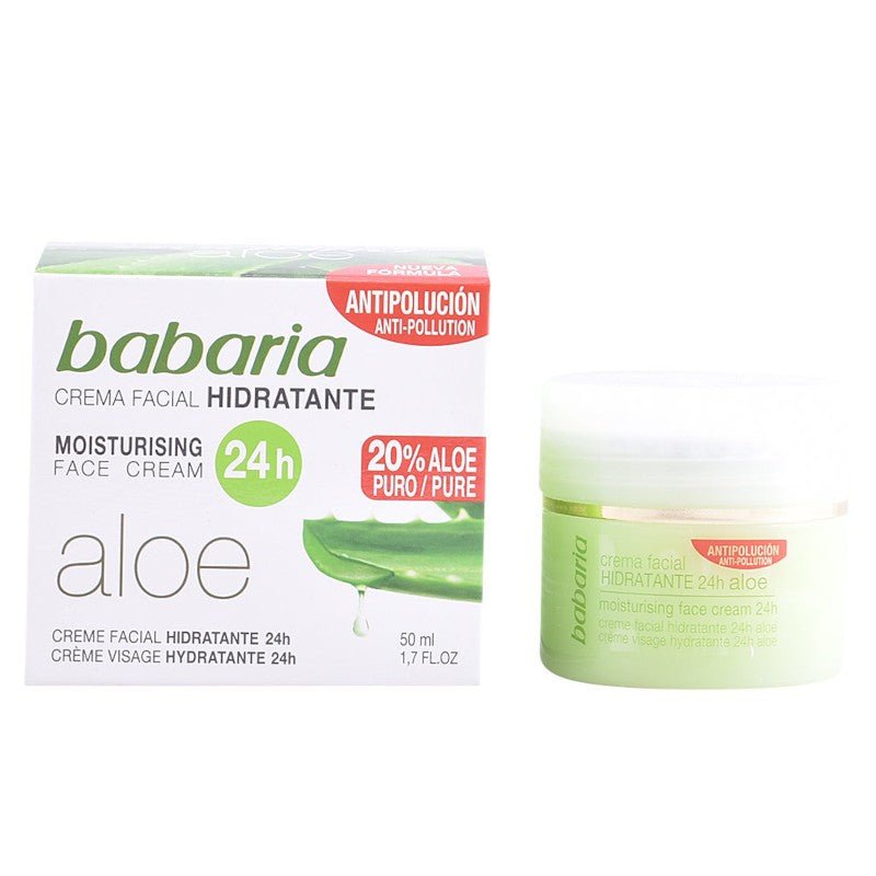 Babaria Aloe Vera Crema Hidratante 24 Horas 50 ml-1