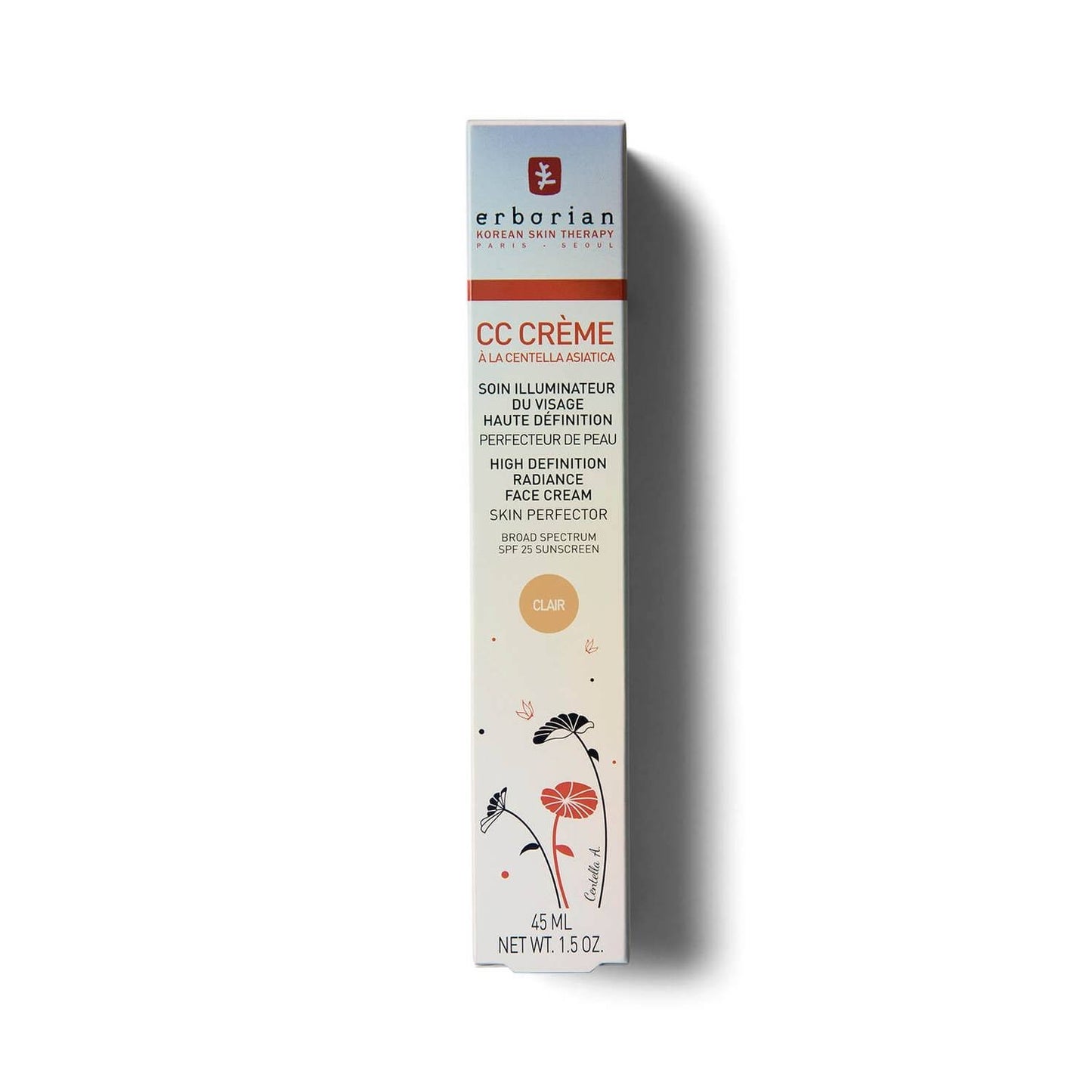 Erborian CC Cream Base Maquillaje Hidratante Tono Clair 45ml-2
