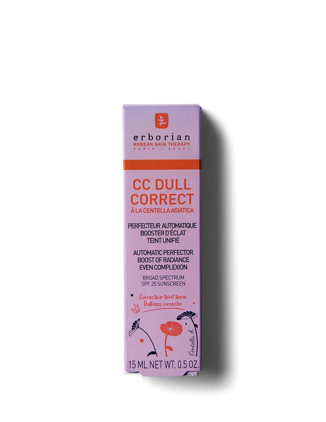 Erborian CC Dull Correct Corrector iluminador de tono violeta con PFS25-2