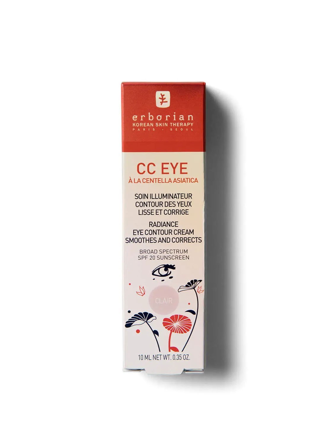Erborian CC Eye Cream Hidratante de ojos antibolsas y corrector Tono Clair 10ml