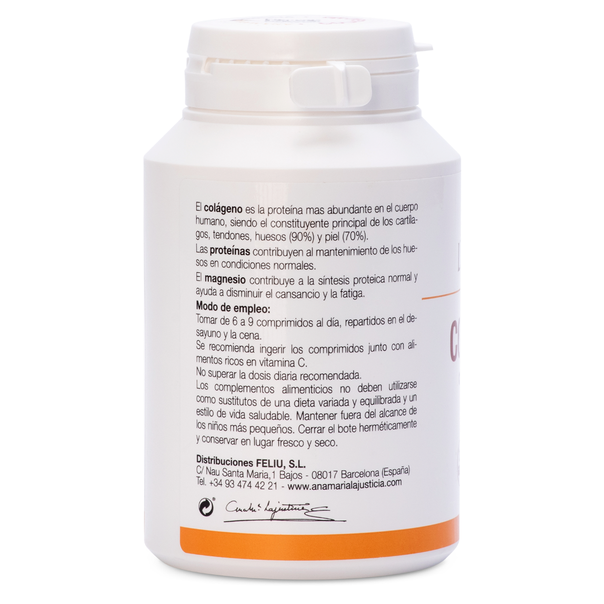 Colágeno + Magnésio LAJUSTICIA 180 comprimidos