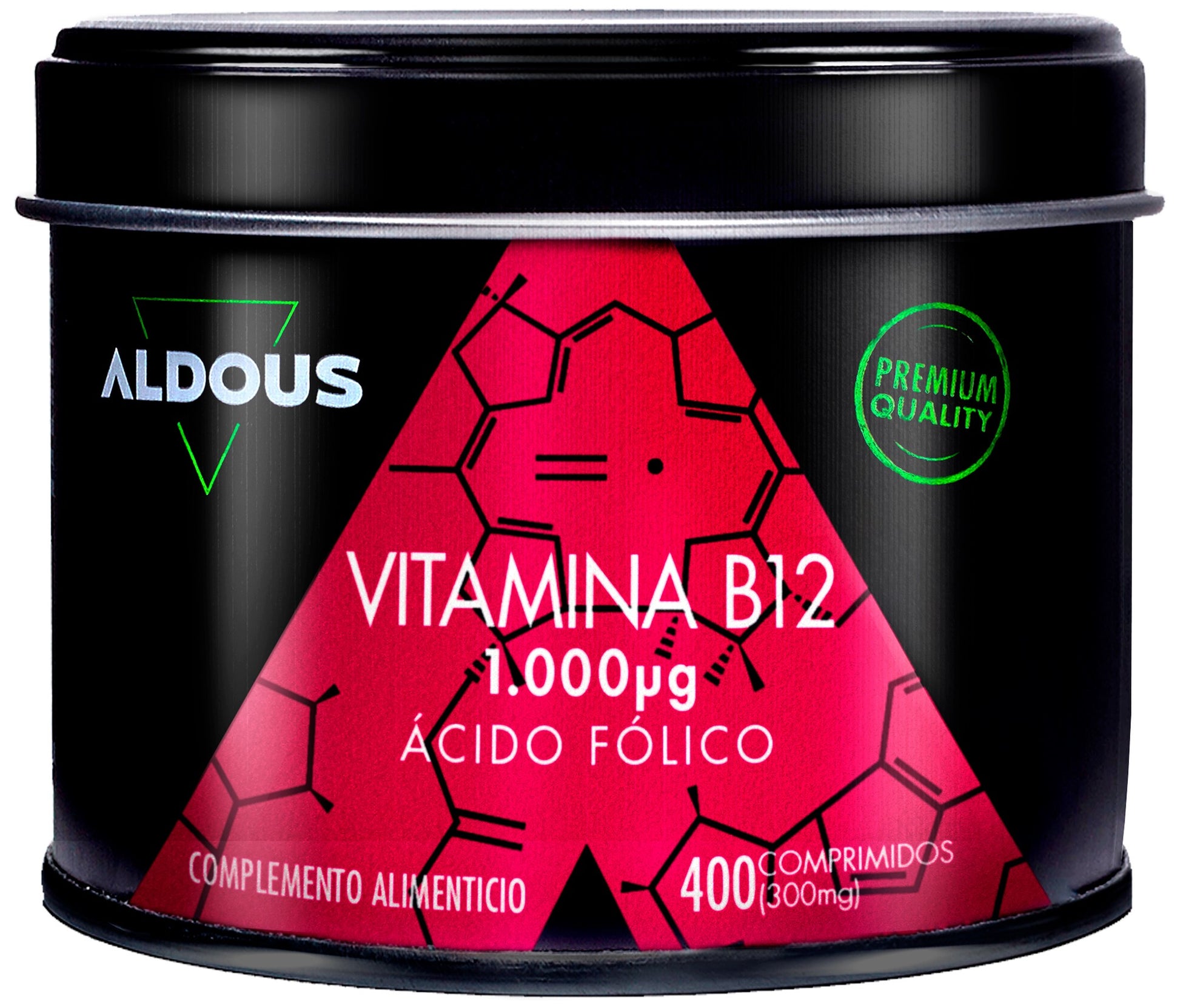 Aldous Vitamina B12 con Ácido Fólico -1
