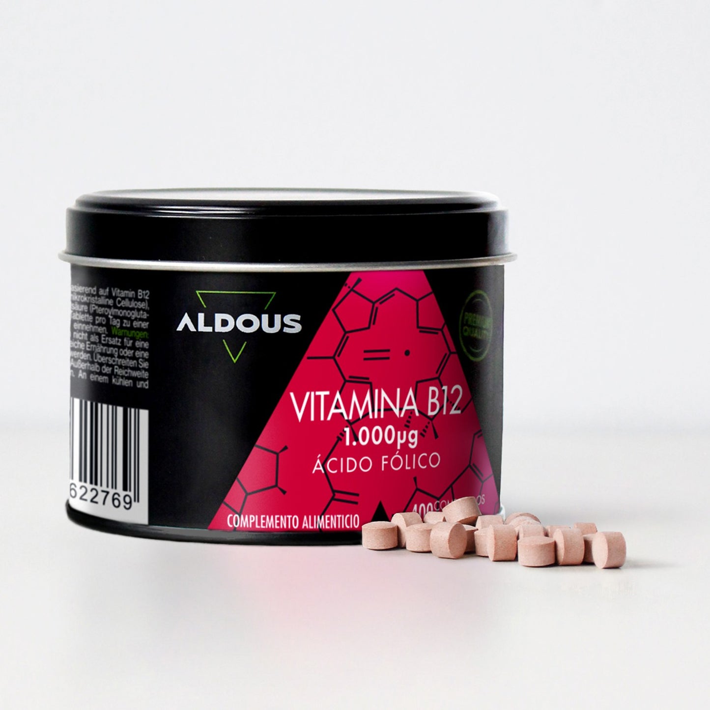 Aldous Vitamina B12 con Ácido Fólico -2