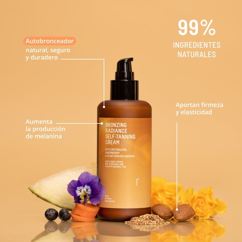 Freshly Cosmetics Bronzing Radiance Self-Tanning Cream 200 ml-6