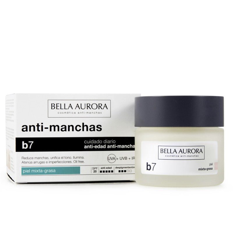 Bella Aurora B7 Antimanchas Regenerante Aclarante Spf15 Piel Mixta Grasa 50 ml-1