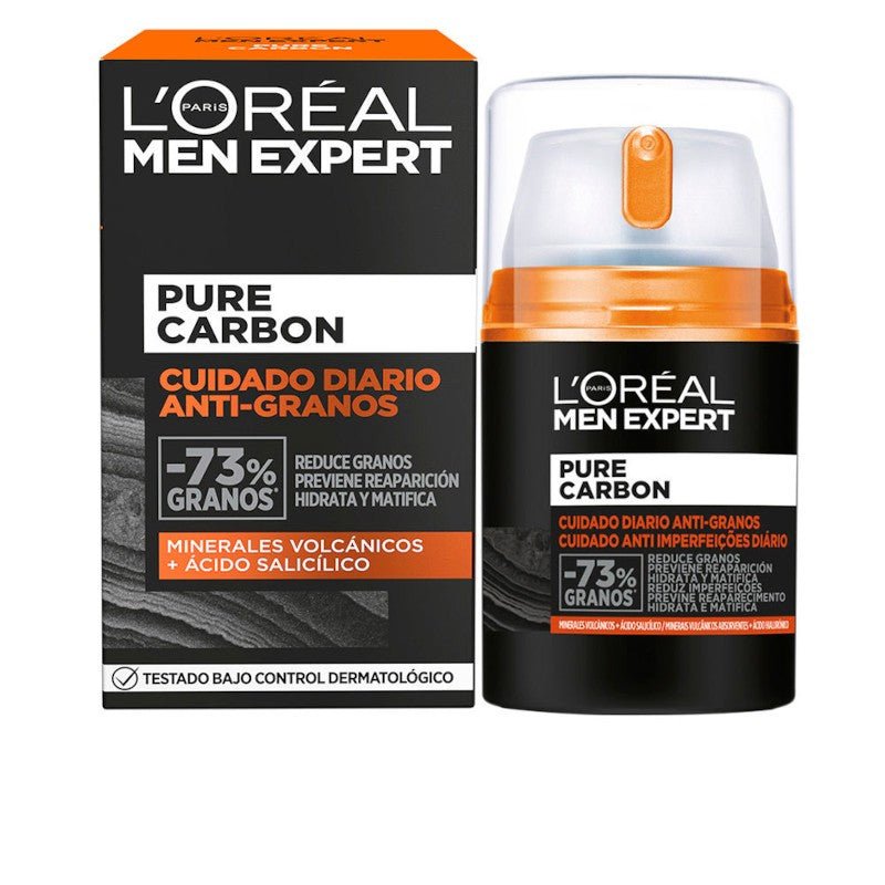 L'Oréal Paris Men Expert Pure Charcoal Cuidado Diario Antigranos 50 ml-1