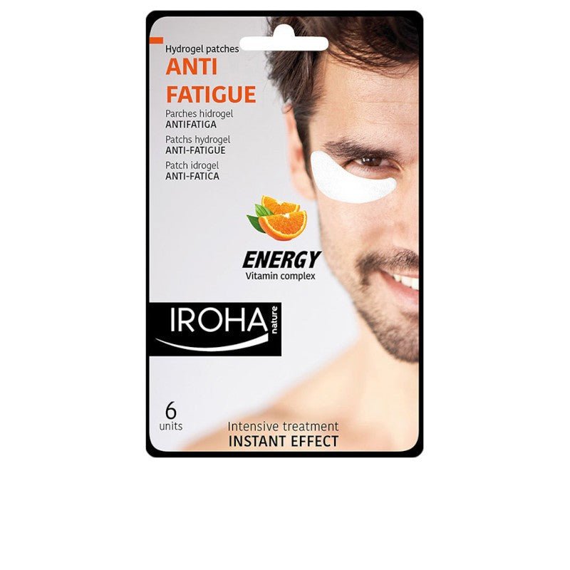 Iroha Nature Men Eye Hydrogel Patches Anti-Fatigue Vit Complex 6 Pcs-1