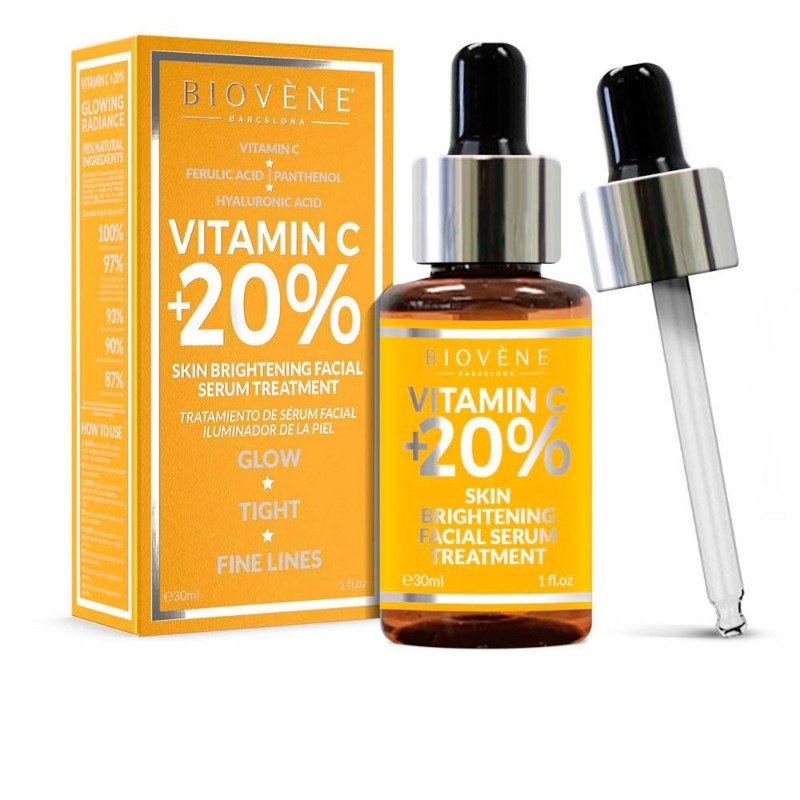 Biovène Vitamin C +20% Skin Brightening Facial Serum Treatment 30 ml-1