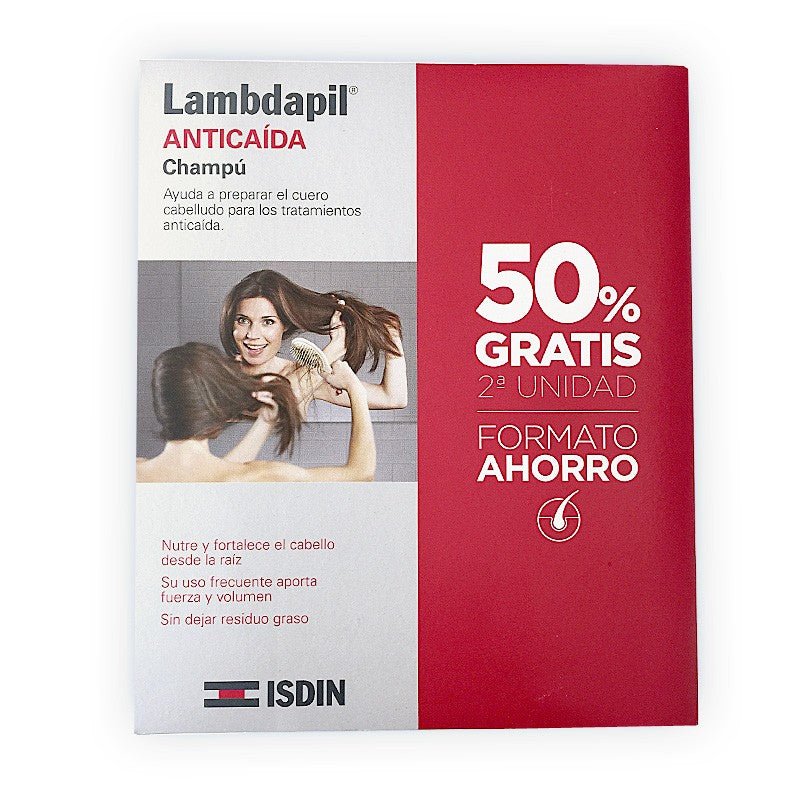 ISDIN LAMBDAPIL Champú Anticaída 2x400ML-4