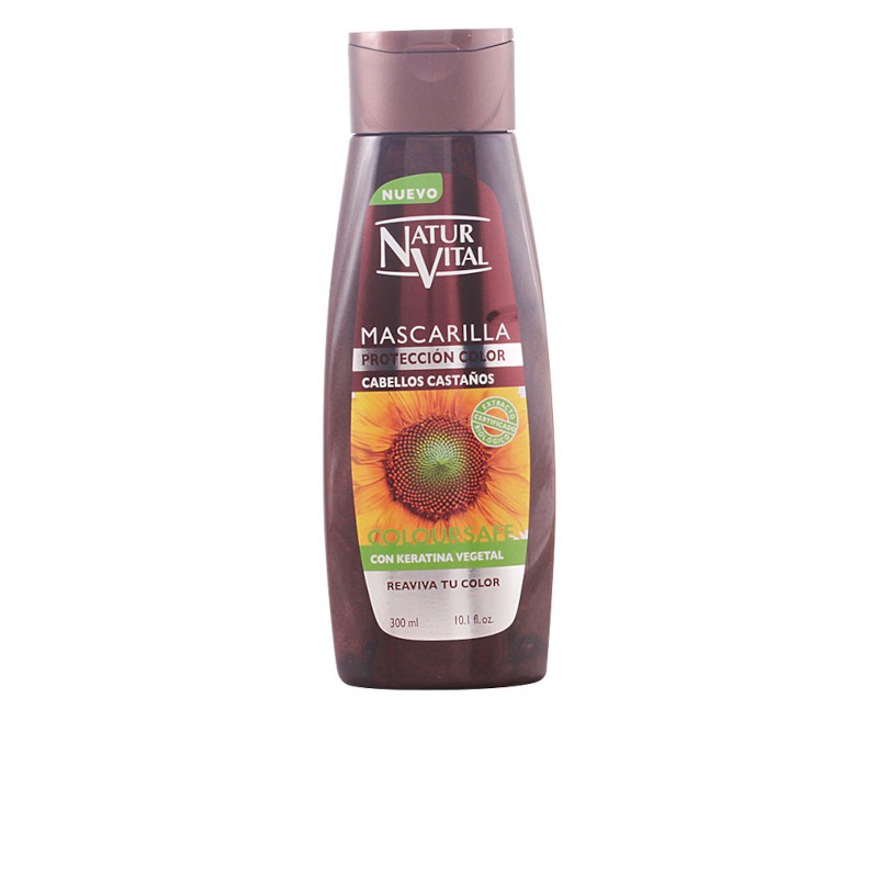 Natur Vital Mascarilla Coloursafe Castaño 300 ml-1