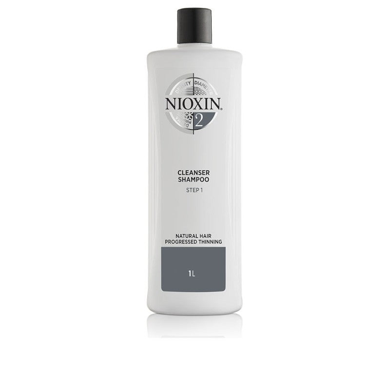 Nioxin Sistema 2 - Champú - Cabello Fino, Natural Y Muy Debilitado - Paso 1 1000 ml-1