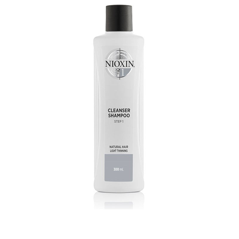 Nioxin Sistema 1 - Champú - Cabello Natural Con Perdida Ligera De Densidad - Paso 1 300 ml-1