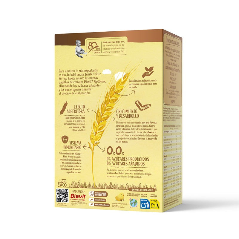 BLEVIT Optimum 8 Cereales + Plátano 250g-2