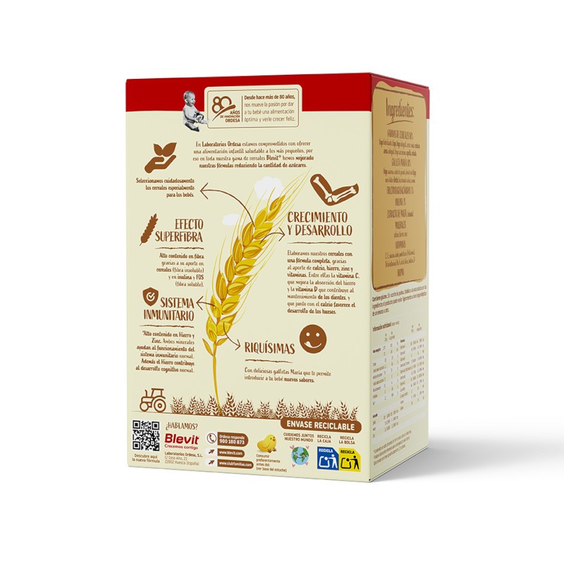 BLEVIT Super Fibra 8 Cereales y Galleta 500g-2