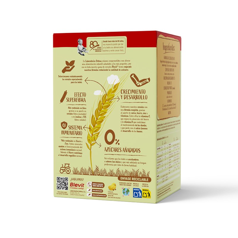 BLEVIT Super Fibra 8 Cereales y Frutas 500g-2