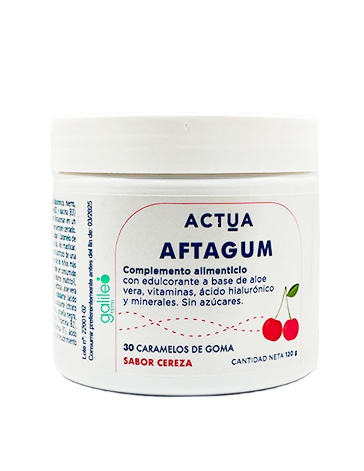 Actua Aftagum Sabor Cereza 30 Caramelos-1