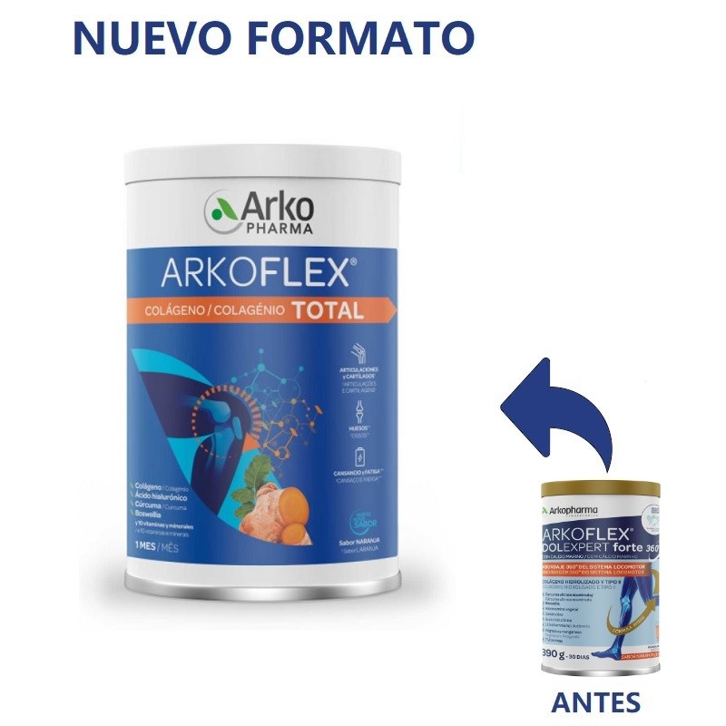 ARKOFLEX Colágeno Total DUPLO 2x390g (Antes Dolexpert Forte)-3