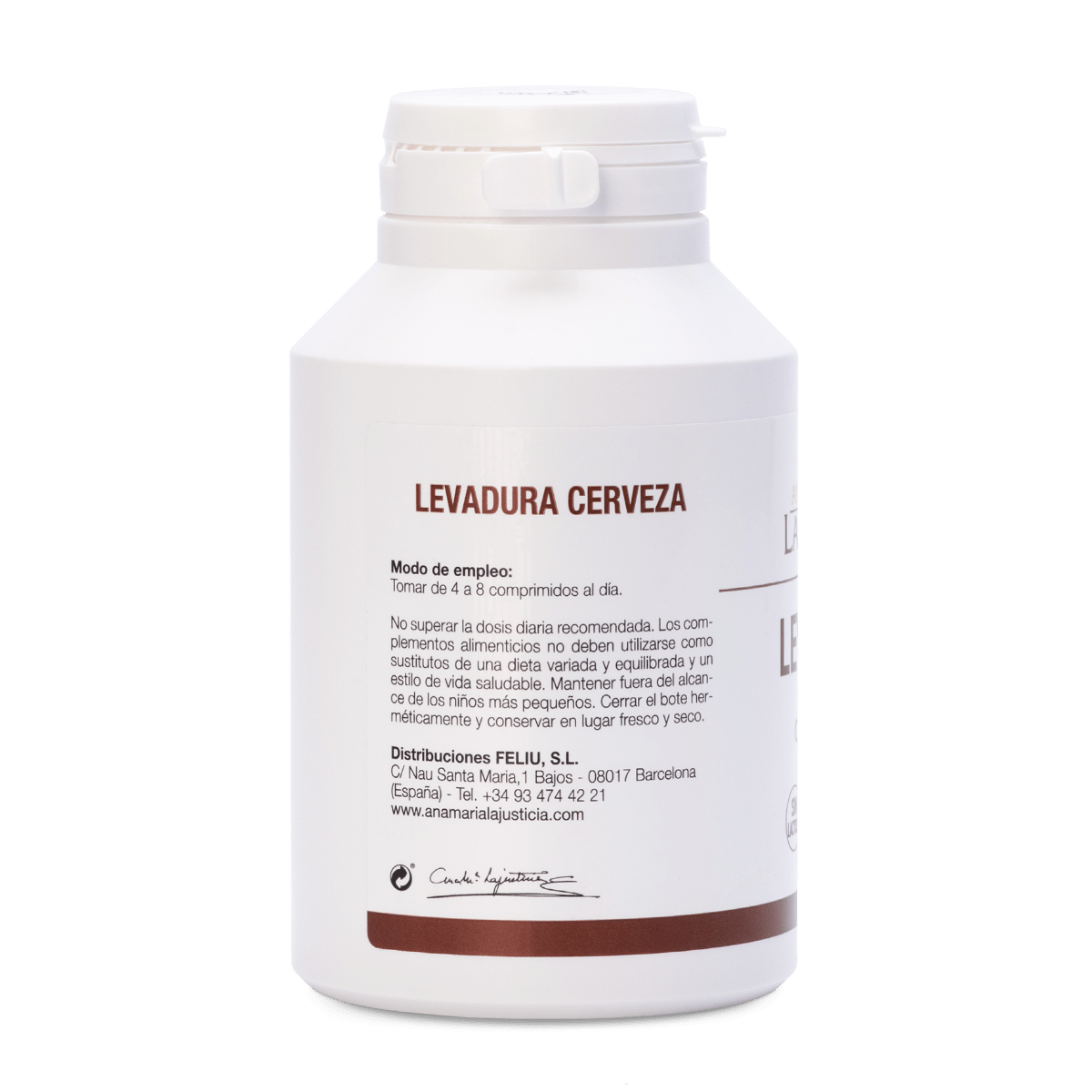 Ana María Lajusticia Levadura Cerveza 280 Comprimidos