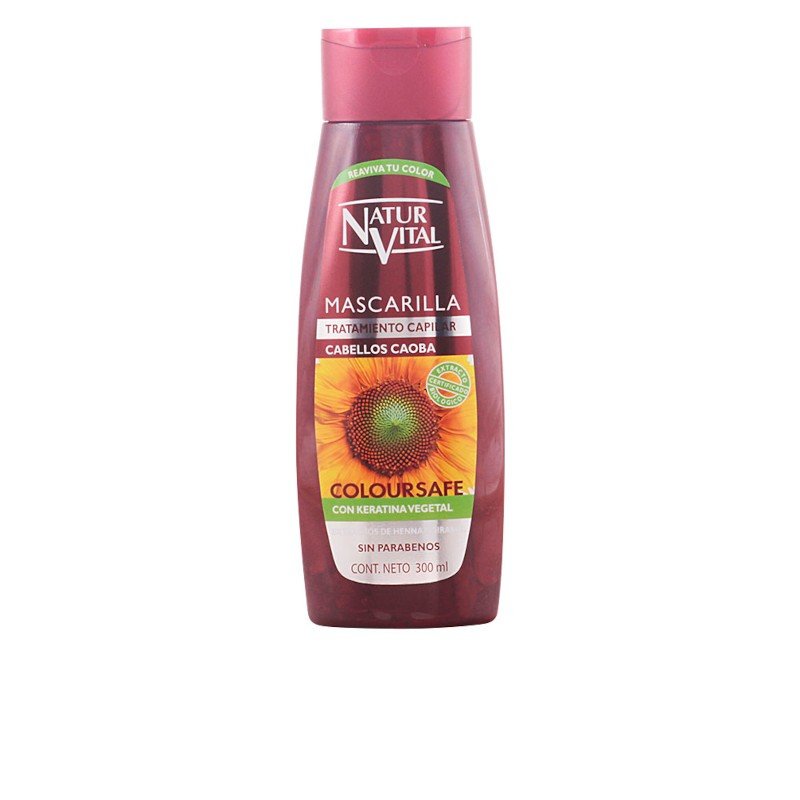 Natur Vital Mascarilla Coloursafe Caoba 300 ml-1