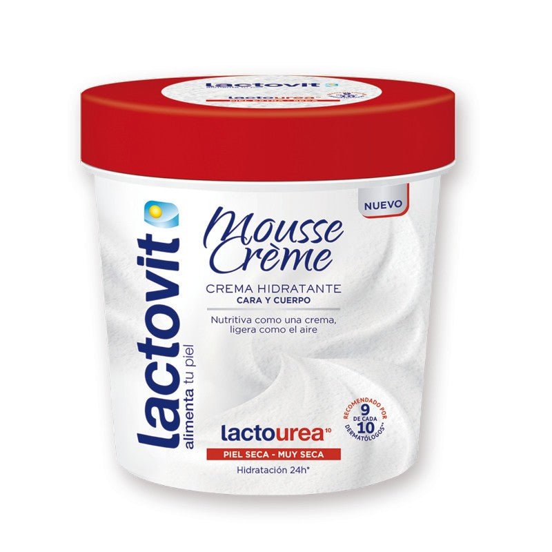 Lactovit Lacto-Urea Mousse Creme Cara & Cuerpo 250 ml-1