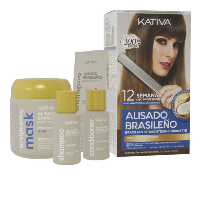 Kativa Profesional Alisado Brasileño Pro Dark Lote 6 Pz-1